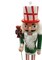 Christmas Nutcracker. Wizardi Classic Wooden Festive Decoration F07M14-31-N01702A